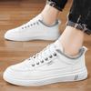 Popular Men's Casual Shoes Breathable White Sneakers Fashion Driving Walking Tennis Shoes Fashion Flats Office Men's Shoes
