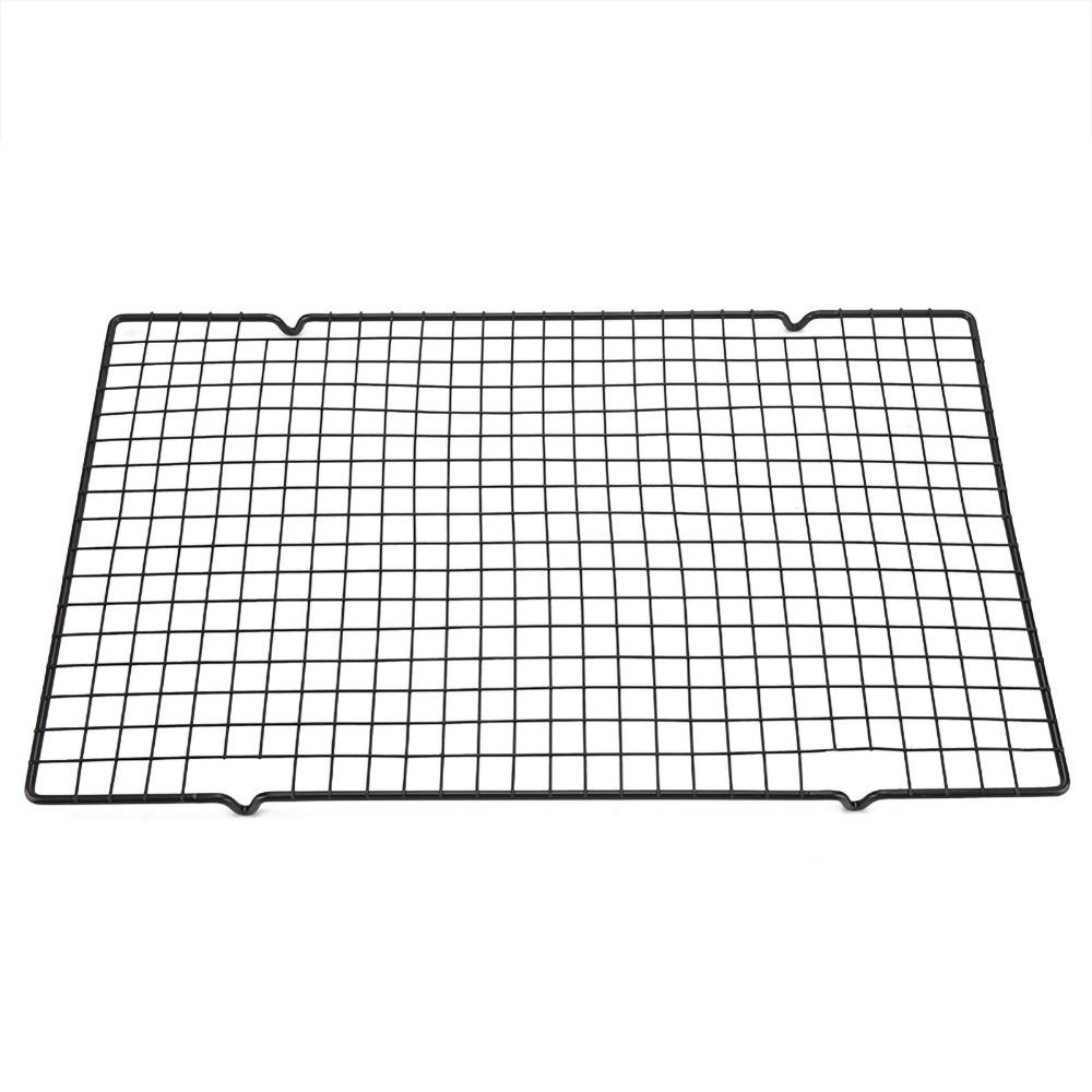 16x10 Inch Baking Cooling Rack Nonstick Surface BBQ Grill Mesh Wire Cooking Net Cooling Pastries