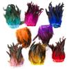 2Meter Natural Chicken Rooster Feather Trims 15-20Cm For Diy Craft Ribbon Sewing Clothing Dress Skirt Carnival Party Plume Decor