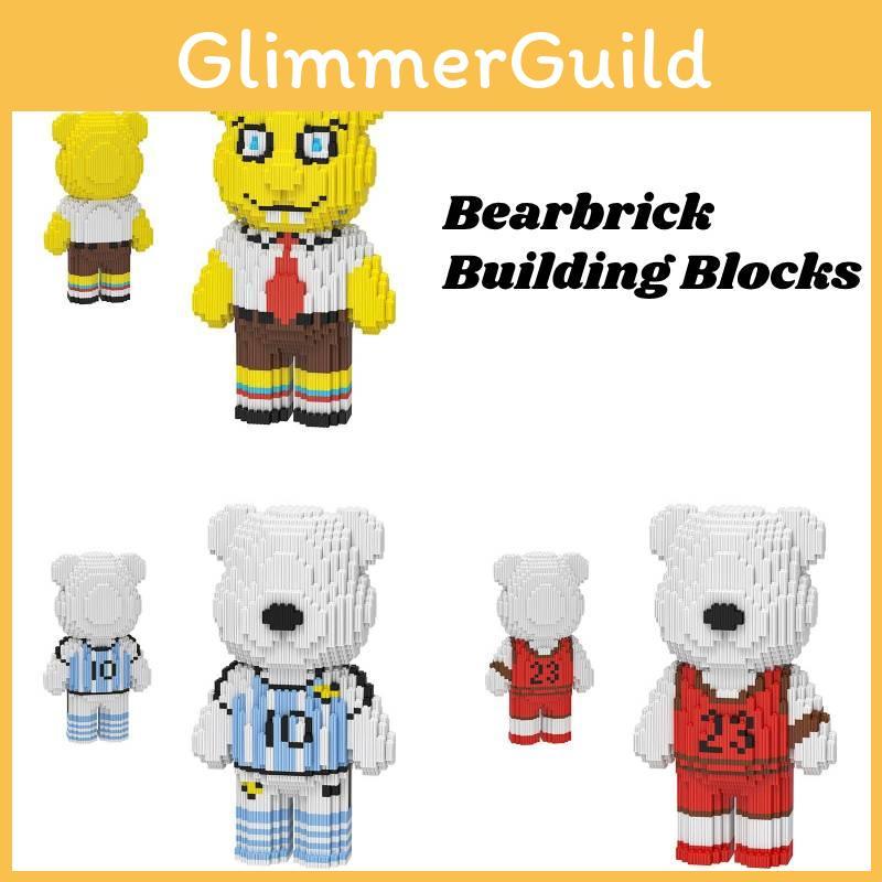 Маленькие мультяшные строительные блоки для детей Bearbrick