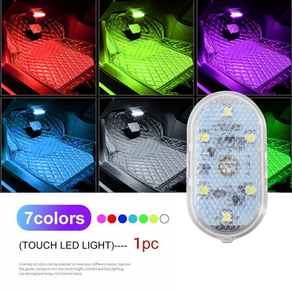 Магнитный сенсорный светильник Ручной Автомобильный Магниты на крышу Потолочная лампа Внутреннее освещение автомобиля Ночник Лампа для чтения Лампа для чтения Освещение салона автомобиля