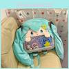 Плюшевый рюкзак Хатсунэ Мику, школьная сумка, мультяшная сумка через плечо на одном плече