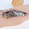 Bohemian Ethnic Style Carrying Strap Artistic Bracelet Cross-Border Printed Fabric Bracelet Retro Handmade Bracelet