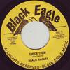 7-дюймовая пластинка BLACK EAGLES Shock Them MB5 Black Eagle 1977 US Reggae Ska Dub Б/у