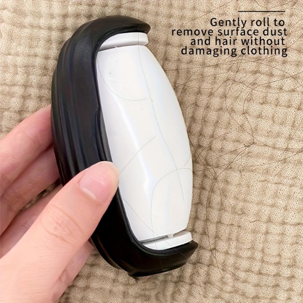 Моющийся ручной барабанный удалитель волос, легко удаляет шерсть домашних животных и бытовую пыль, компактный и портативный
