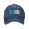 Global Warming Stripes Baseball Cap Fluffy Hat Hiking Hat Beach Bag Caps Women Men'S