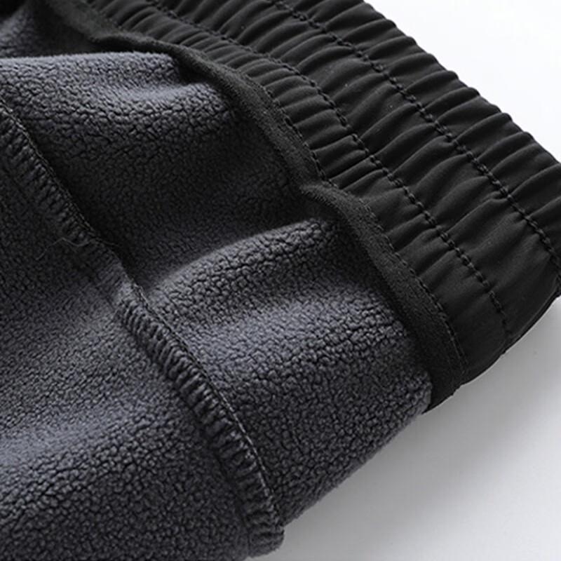 Mao Ren Men's Thermal Straight-Fit Casual Pants