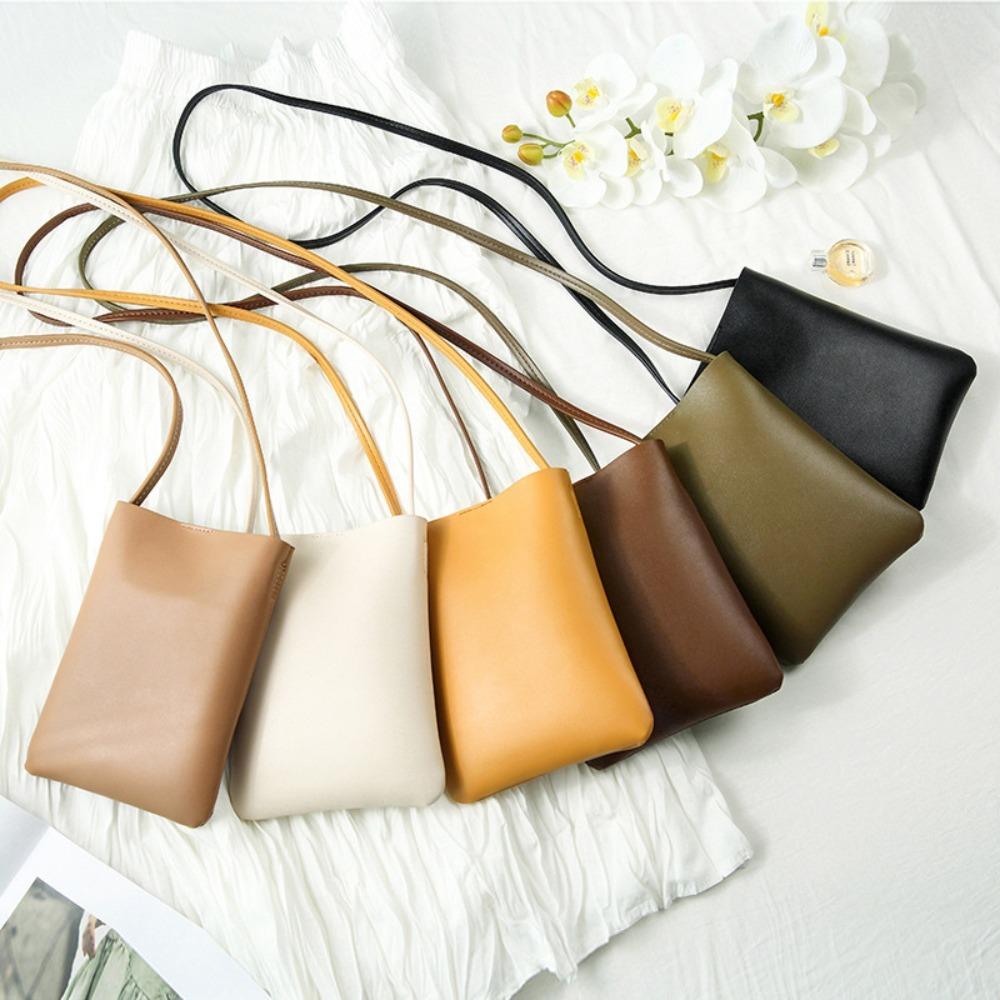 Pocket Pouch Phone Shoulder Bag Mini Bag Shoulder Leather Phone Pouch Female