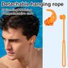 1 Pair Comfort Corded Ear Plug Waterproof Waterproof Earplug Swimming Earplugs  Outdoor Water Sports