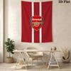 London Is Red  FOOTBALL Arsenal Tapestry,North London Forever,Wall Hanging Printed Fabric Decorative Tapestries for Bedroom Living Room Home Decor