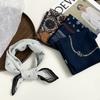 Women's Silk Scarf Square Scarf Premium Sense with Multi-purpose Scarf Silk Scarf Bag Winding Headband Tie Hair Streamer Decorative Belt
