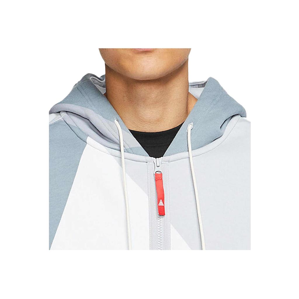 Nike Kyrie Irving Баскетбольная спортивная флисовая куртка с молнией во всю длину, мужские куртки серого цвета BV9286-100