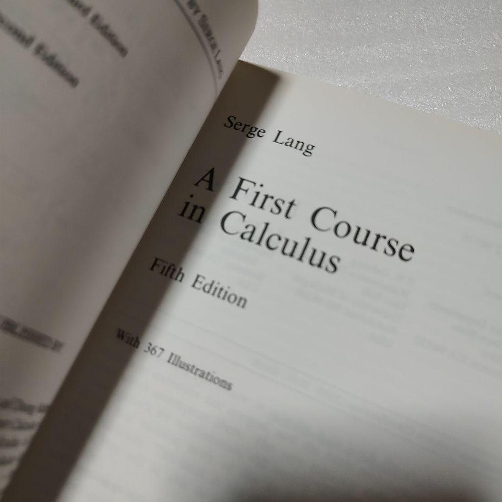 [Б/У] Лэнг "Введение в анализ" 5-е издание