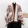Autumn and Winter New Cotton and Linen Scarf Long Silk Scarf Holiday Sun Shawl Female Trend Versatile Scarf