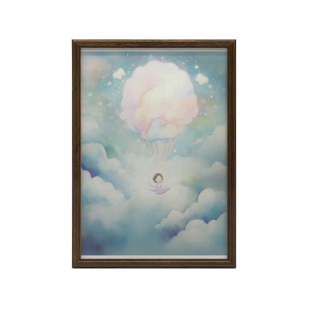 Balloon Dream World Balloon Dream World, 50X70 см, без рамы, холст премиум-класса на подрамнике