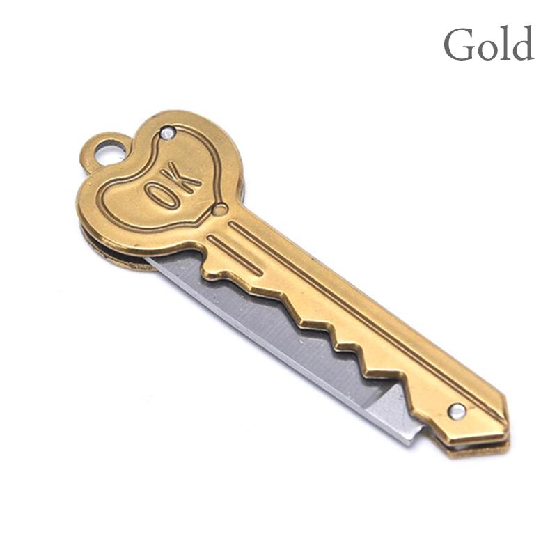 1 шт. брелок складной карманный нож мини-брелок для ключей из нержавеющей стали