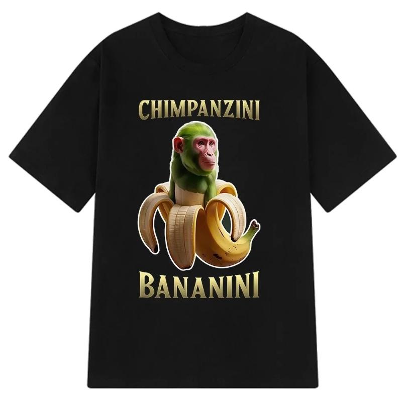 Unisex Summer T Shirt Italian Brainrot Tralalero Tralala Tung Tung Tung Sahur Bombardiro Crocodilo Funny Meme T-Shirt Women Tees Y2k Tops