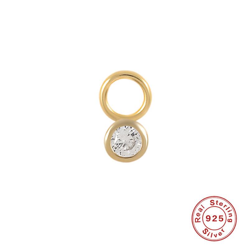 Серьги-шармы из стерлингового серебра S925, подвеска-шарм, серьги-подвески, аксессуары для серег, серьги для работы, подвеска-серьга, женские