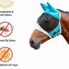 Adjustable Horse Fly Mask Professional Anti-Flyworms Mask Equestrian Horse Face Cover  Riding Gear