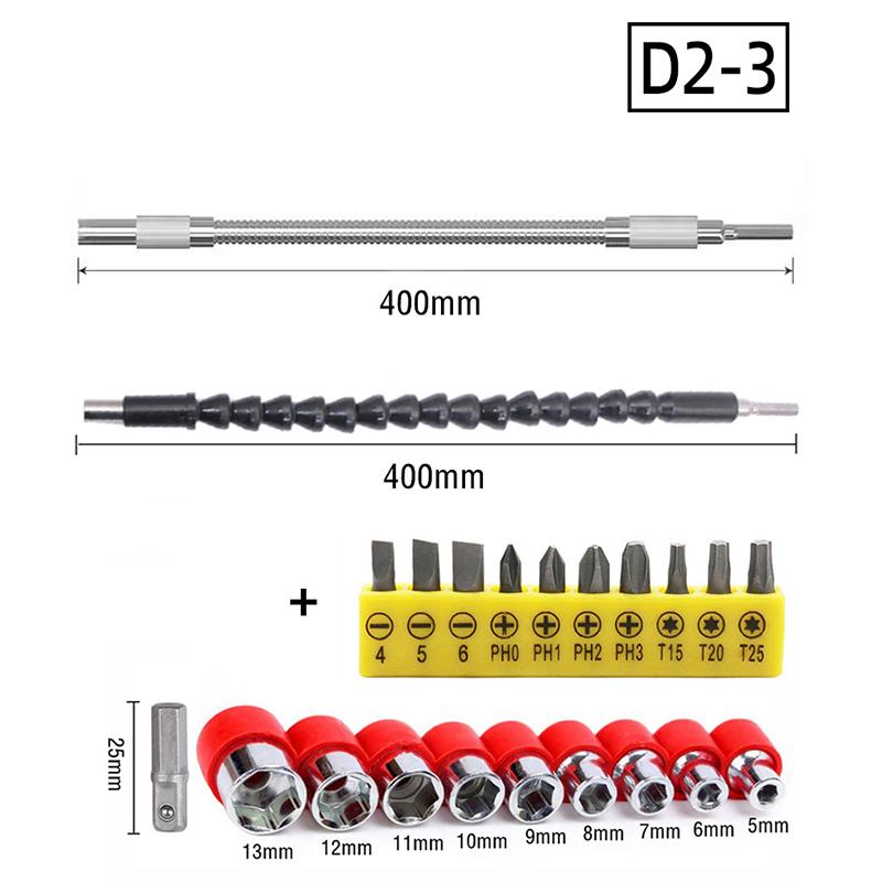 Набор угловых отверток Держатель для торцевых головок Адаптер Регулируемые биты Сверло Отвертка Инструмент Шестигранные биты Торцевые головки Шлицевые Крестовые биты
