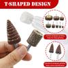 20PCS Sanding Flap Set with 6mm Shank Grinding Wheel Head Sander Abrasive Tools Sandpaper Rust Removal for Dremel Rotary Tools