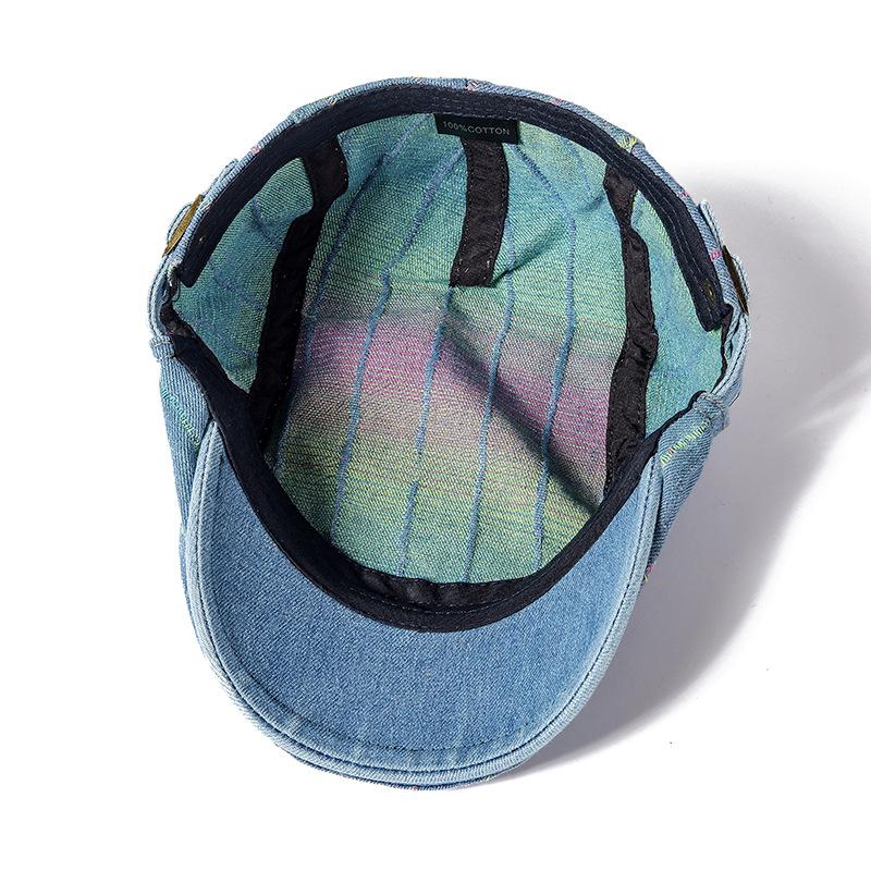 Ковбойская кепка с утиным язычком для мужчин и женщин, берет, кепка из стираной ткани, старая шляпа, кепка для отдыха, шляпа