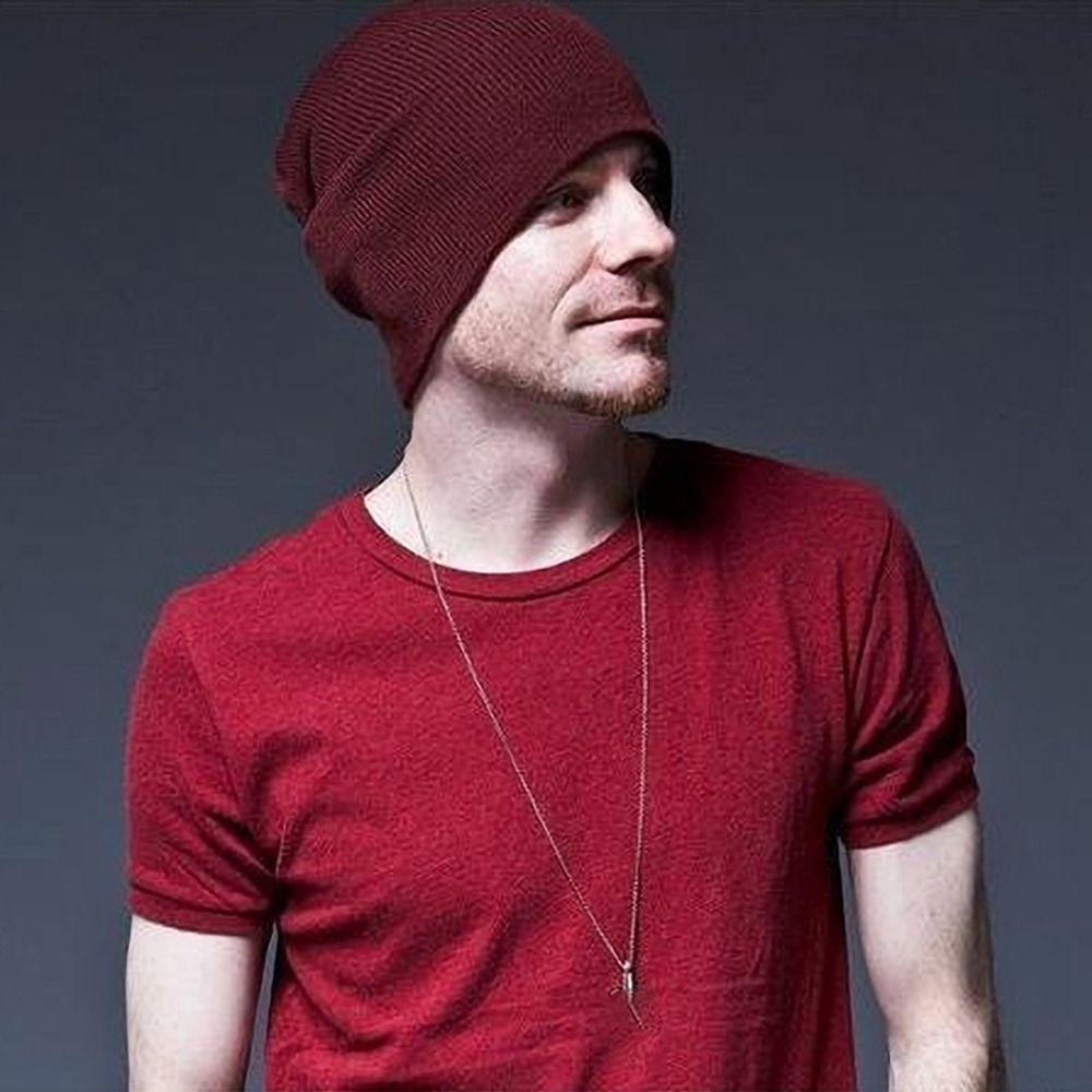 Ladies Casual Cap Solid Cute Winter Autumn Hats Knitted Beanies Warmer Bonnet Female Beanie Caps