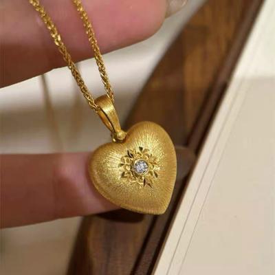 Buccellati Плетение Ручной Работы Резное Золото Матовая Шелк Любовь Ожерелье С Бриллиантами Винтажный Кулон Рельефная Цепь Шопен