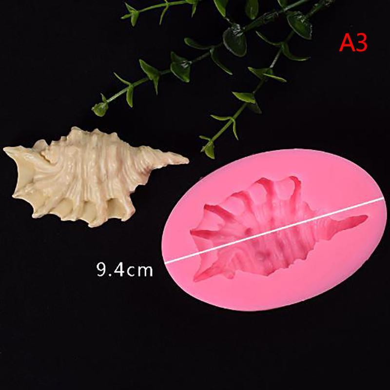 Сделай сам Ракушка Морская раковина Торт Силиконовые формы Инструменты для украшения торта из мастики Формы