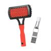 Air Conditioner Cleaning Brushes Coil Brush Nonslip Handle Ergonomic Double Side Cleaner Kit