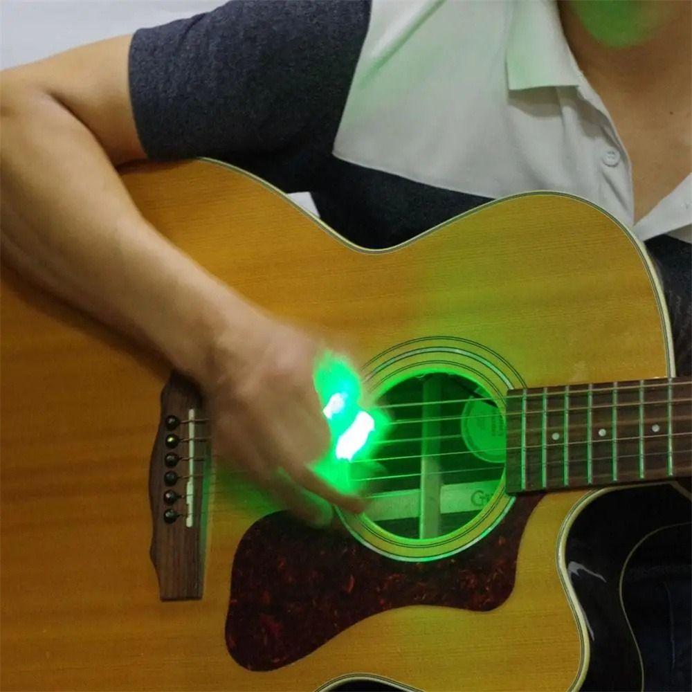 Guitar Touch Luminous Pick Высокочувствительный гитарный светящийся плектр струнный инструмент