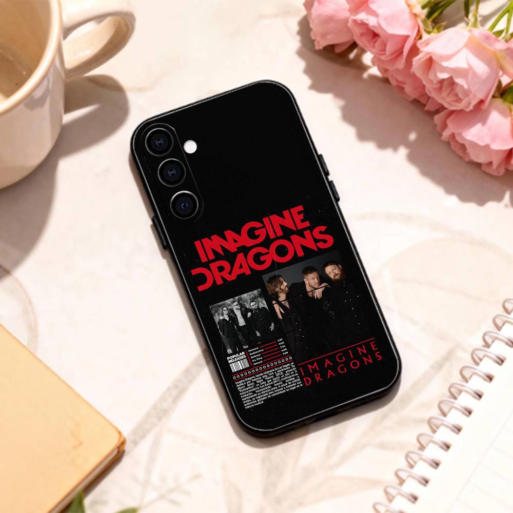 COOL BAND I-Imagine Dragons phone Case For Samsung Galaxy A73,A72,A71,A70,A53,A52,A51,Others Soft Black Shell