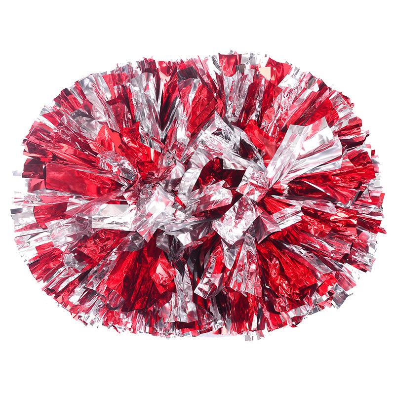 Женские разноцветные помпоны для черлидинга, шарики для черлидинга, черные и синие, золотые, серебряные, красные, зеленые, танцевальные аксессуары для черлидинга