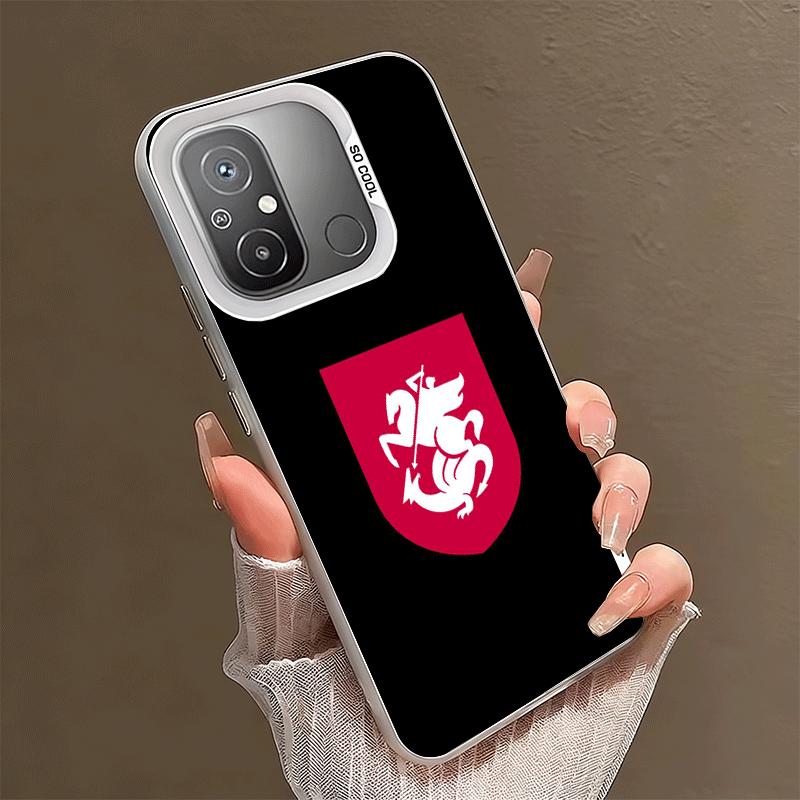 Georgia Passport Flag Shockproof Phone Case for Xiaomi Poco X7 X6 X5 X3 Pro F7 Ultra M8 Redmi 15C 15 14C 13C 12C 10C 13 12 10