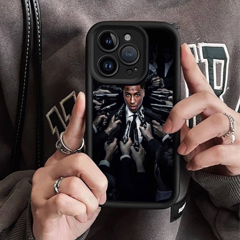 Чехол для телефона Youngboy Never Broke Again для iPhone 17 16 15 14 13 12 11 Pro Max Plus Mini Счастливым рисунком