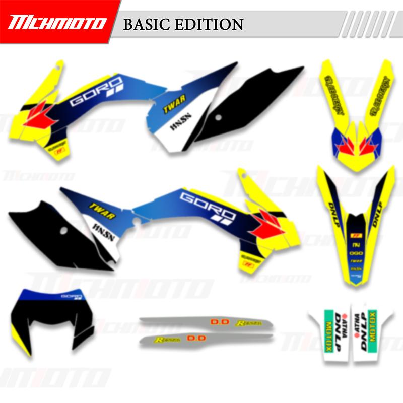 MCHMFG Для KTM SX SXF XC XCF 2013 2014 2015 EXC XCW 2014 2015 2016 Мотоциклетные Графические Наклейки Наборы Номер Имя