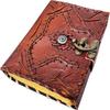 Hocus Pocus Leather Journal: Embossed Witchy Spell Book