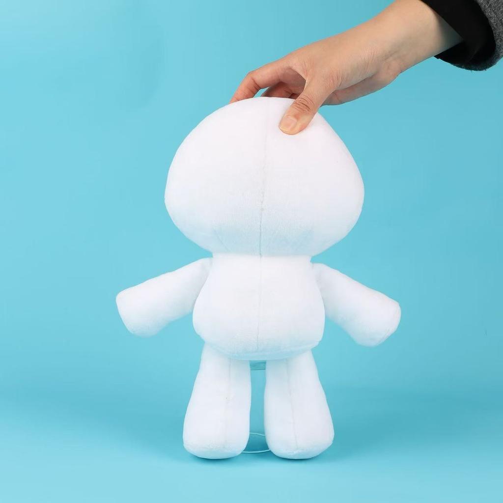 Slap Battles Боб Плюшевый Slaps Черно-белые Мягкие Игрушки Вокруг Игры