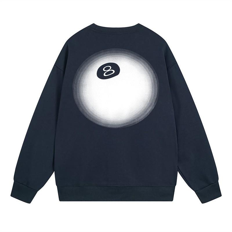 Unisex Oversized Cotton Sweatshirt With Letter Print - Fall Winter Streetwear Hoodie Style