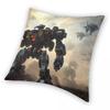 Battletech Mechwarrior Pillowcase Polyester Linen Velvet Printed Zip Decor Home Cushion Case 45X45