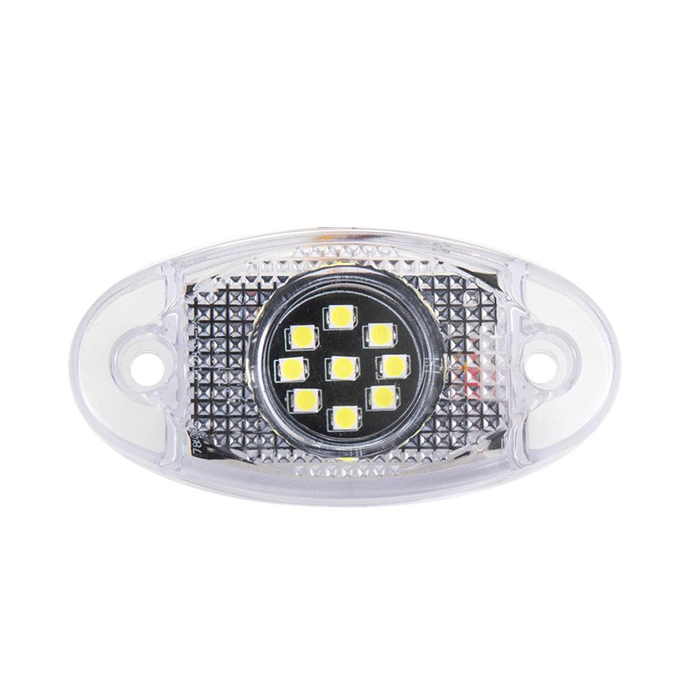 12-24V 9 LED Боковой габаритный фонарь для грузовика Многоцветный Водонепроницаемый Габаритный фонарь для автомобиля Прицеп Автобус Фургон Сигнальный Маркер Лампа