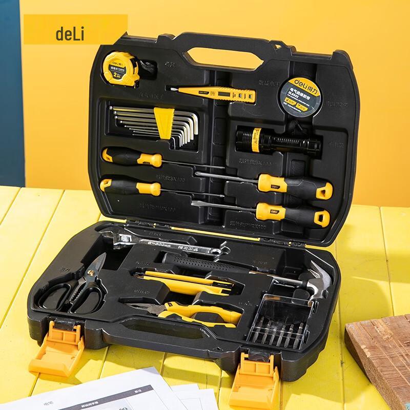 Deli 27-Piece Electrician & Repair Tool Kit