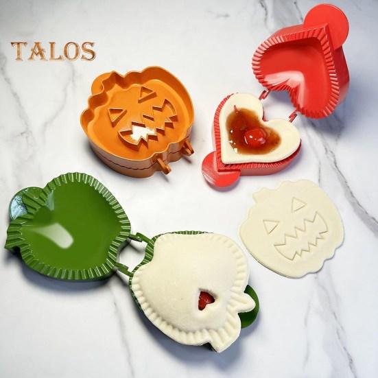 3 шт./компл. формы для печенья, рождественские пищевые сорта, различные формы, антипригарное легкосъемное приспособление для теста, карманные ручные формы для пирога, инструмент для праздничного приготовления пищи