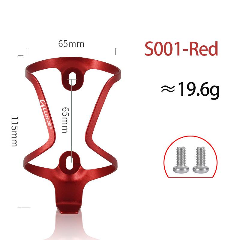 Держатель для бутылки воды для горного велосипеда Сверхлегкий из алюминиевого сплава Велосипедные флягодержатели Легкий кронштейн для велосипедной бутылки Велосипедные запчасти