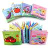 Baby Cloth Book Fruits Animals Cognize Puzzle Book Infant Kids Early Learning Educational Fabric Books Toys