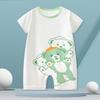 Baby Thin Onesie Summer Newborn Short Sleeved Crawl Suit Cartoon Pajamas for Boys and Girls