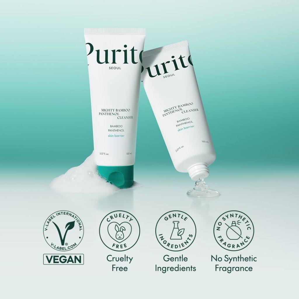 PURITO Mighty Bamboo Panthenol Cleanser 150мл