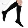 1 пара женских зимних носков, компрессионные носки для йоги, длиной до колена, с длинными трубками, высокой эластичностью, нескользящие, носки для пола, комфорт, тепло, производительность