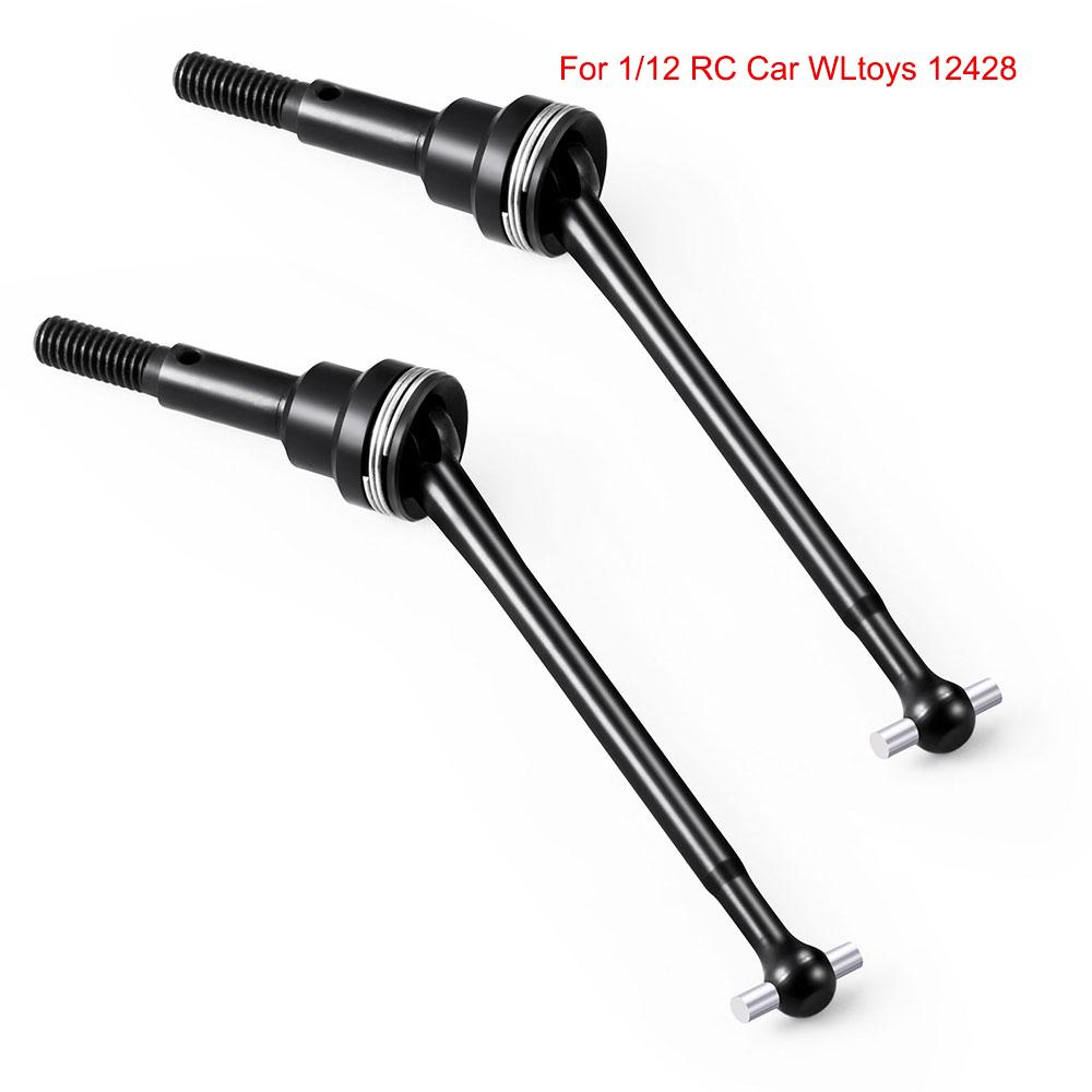 TRINOOD Steel Front and Rear CVD Drive Shaft For 1/14 WLtoys 144001 1/12 12428 1/18 A959-B RC Car Upgrade Parts Accessories