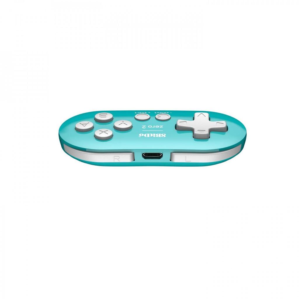 Игровой контроллер 8bitdo Zero 2 Bluetooth Wireless Windows Android macOS RaspberryPi Steam Turquoise Edition